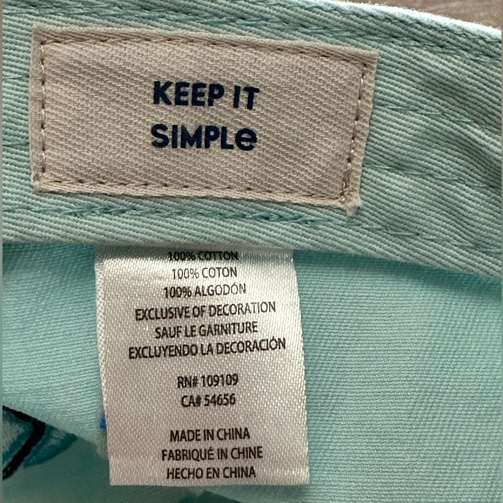 Life is Good Aqua Blue Flip Flop Heart Embroidered Dad Hat Baseball Cap
